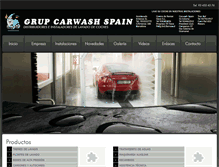 Tablet Screenshot of carwashspain.com
